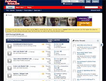 Tablet Screenshot of dirtracingforum.com